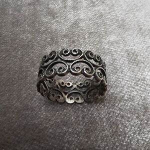 Vintage Sterling Silver Heart Ring